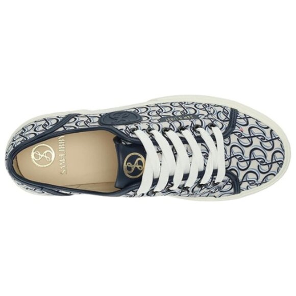 Sam & Libby Women's Dina Lace Up Sneaker Size 9M / 40 EUR Dark Indigo - Picture 6 of 7